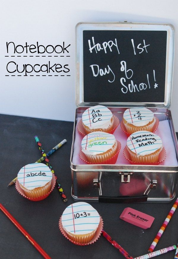 How to make notebook cupcakes