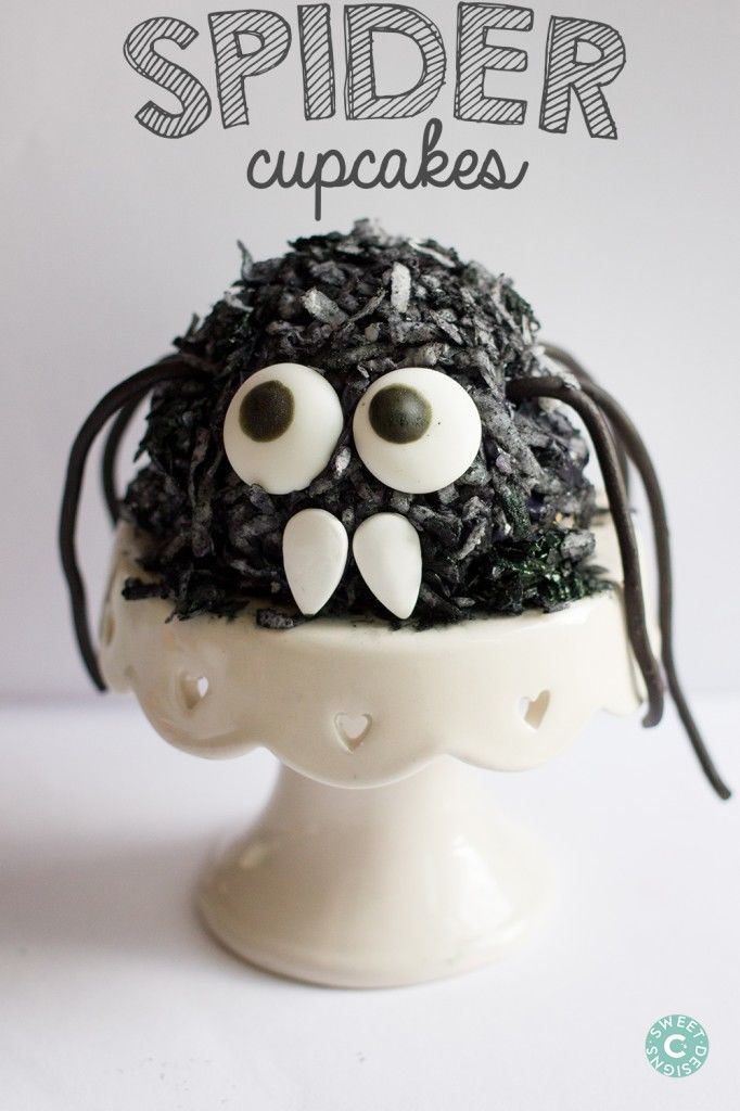 How to make Spider cupcakes How to make Spider cupcakes