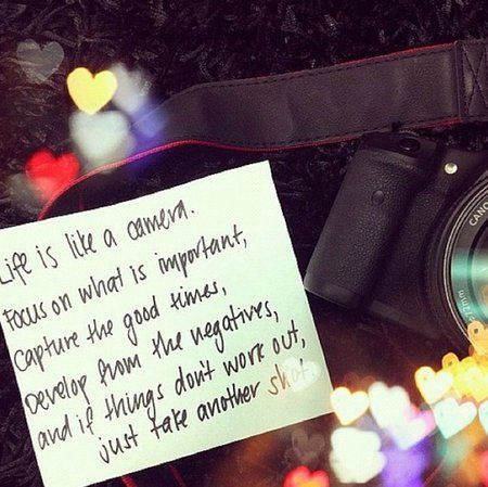 Life is a camera Life is a camera
