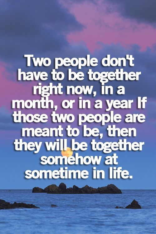 If You're Meant To Be