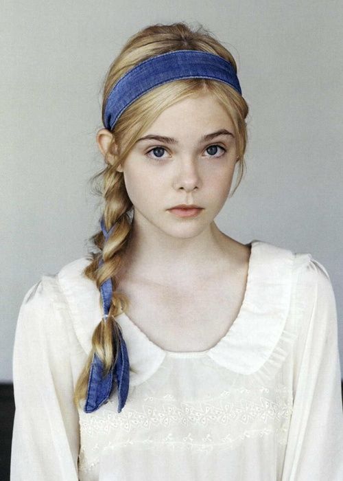 Hairstyle for Schoolgirls - Braid Headband Hairstyle for Schoolgirls - Braid Headband