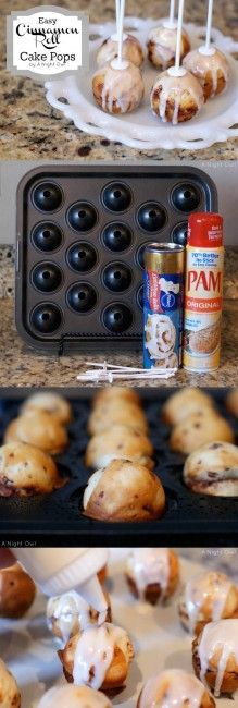 Cinnamon Roll Cake Pops Cinnamon Roll Cake Pops