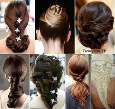 A Simple Braid - Elegant Updo for a Wedding