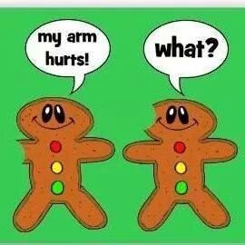 My arm hurts...What?