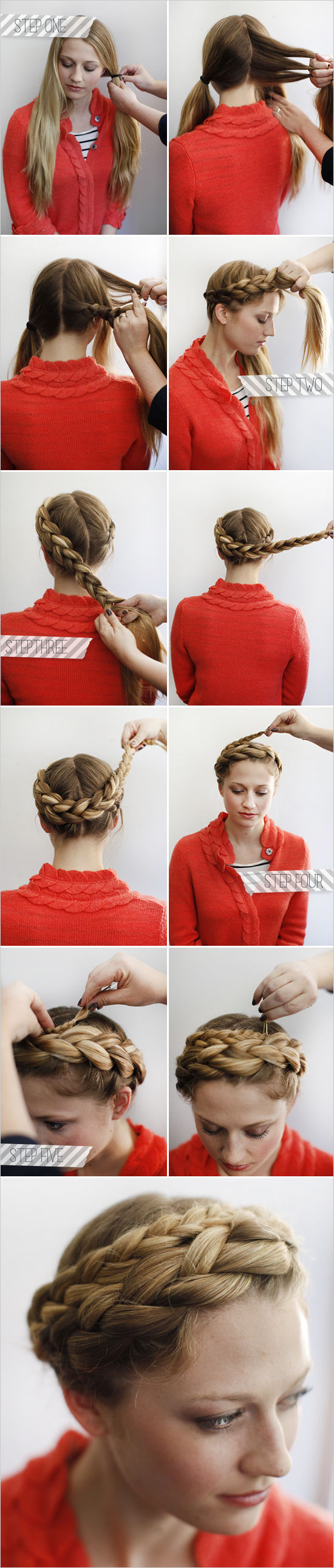DIY Halo Braid