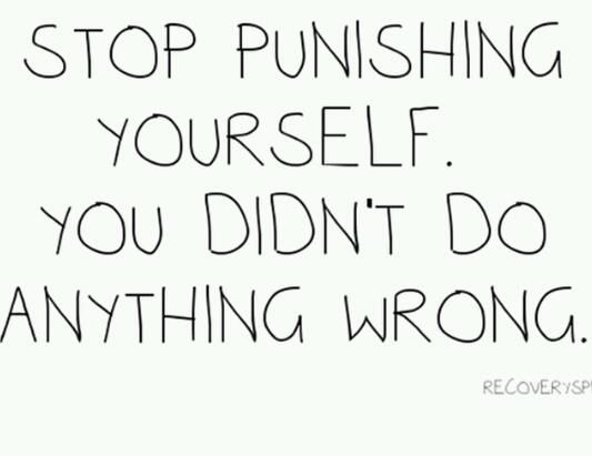 stop punishing yourself