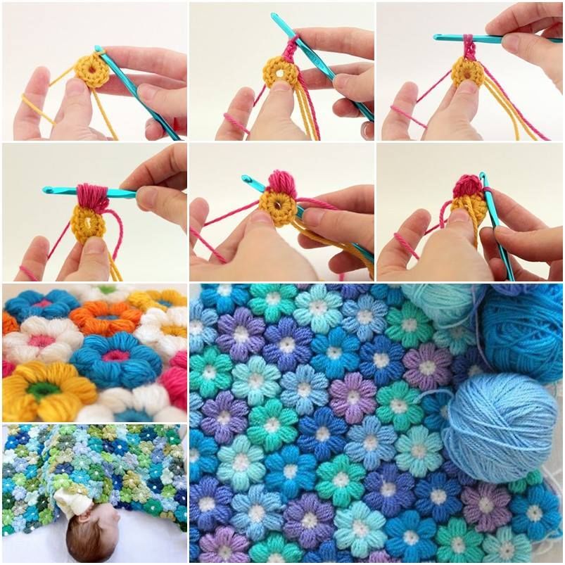 Creating A Flower Petal Blanket Creating A Flower Petal Blanket