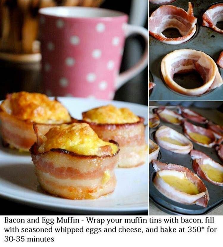 Recipes For Bacon and Egg Cup