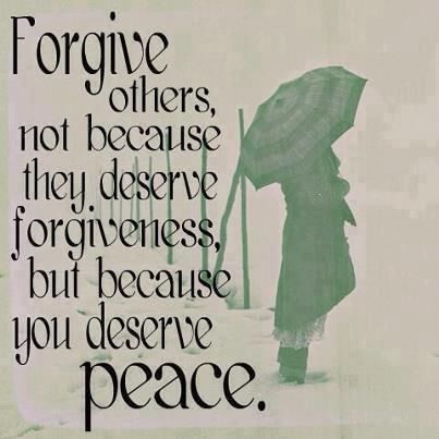 Forgive others
