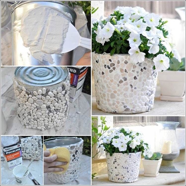 Creating Pebble Planter Creating Pebble Planter