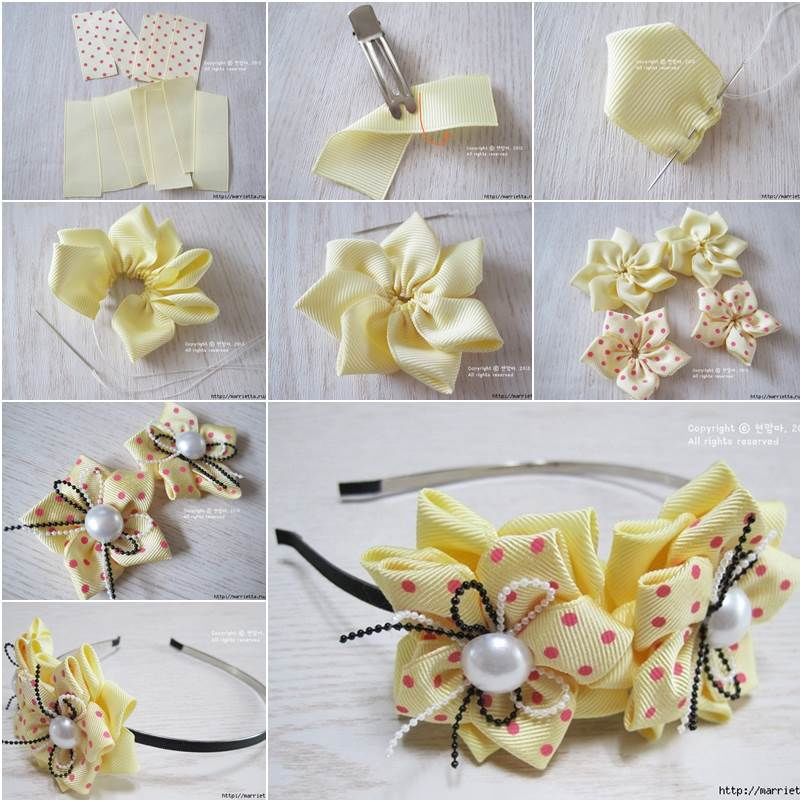 Create A Flower Hairband Create A Flower Hairband