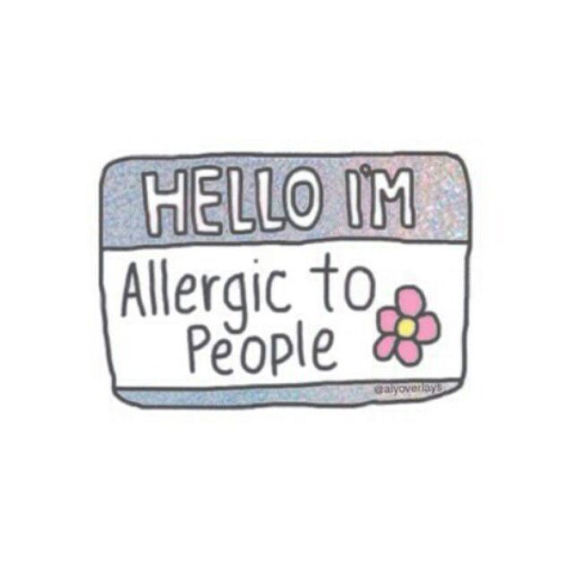 Allergic to People Allergic to People