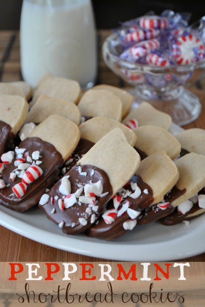 How to make peppermint shortbread cookies