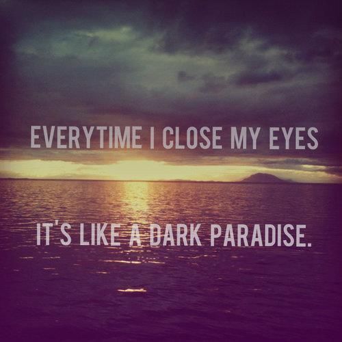 A dark paradise A dark paradise