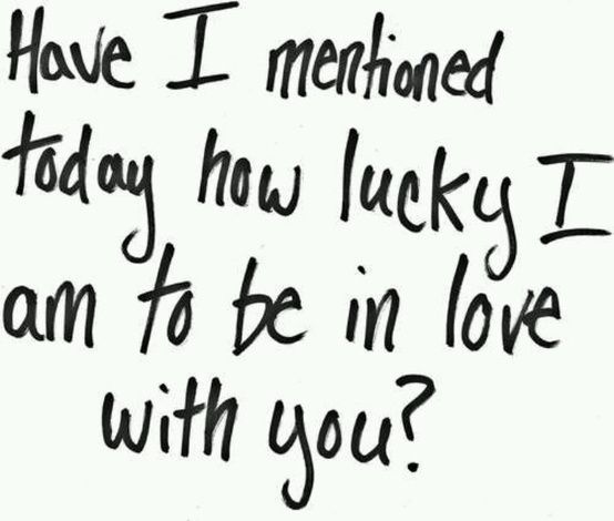 To be with you