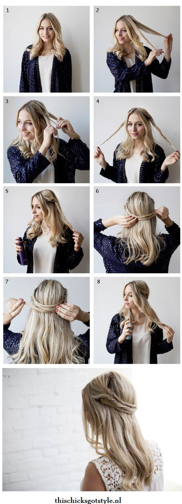 Fishtail Braided Headband Tutorial