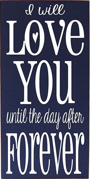 I will love you I will love you