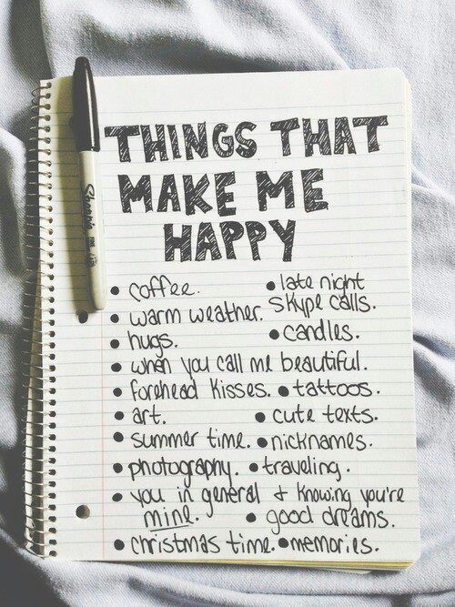 Things That Make Me Happy