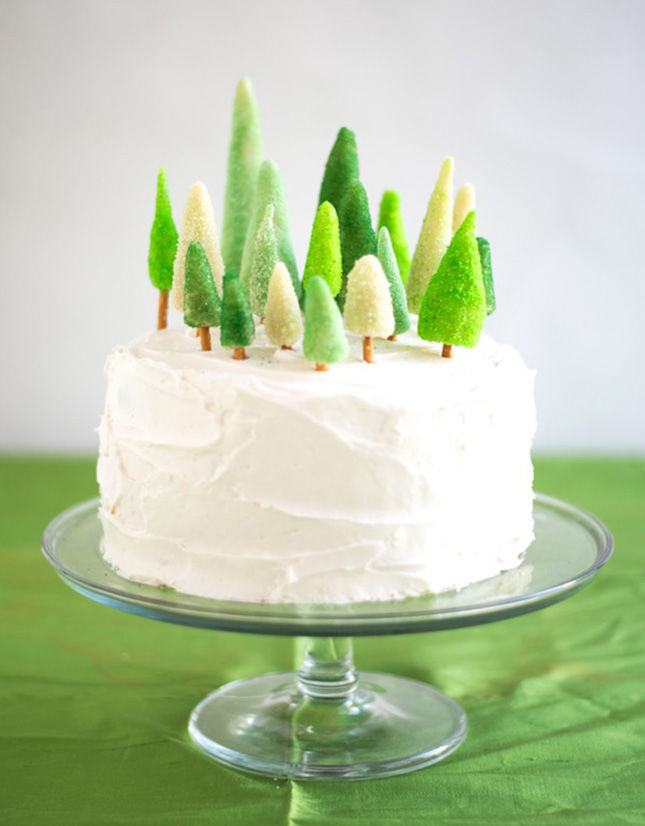 Marzipan Tree Cake