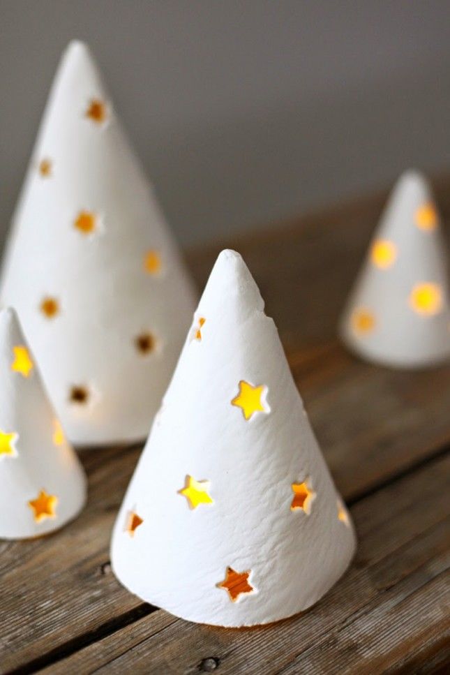 Clay Holiday Tree Lights