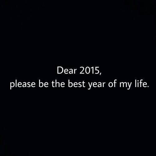 Dear 2015 Dear 2015