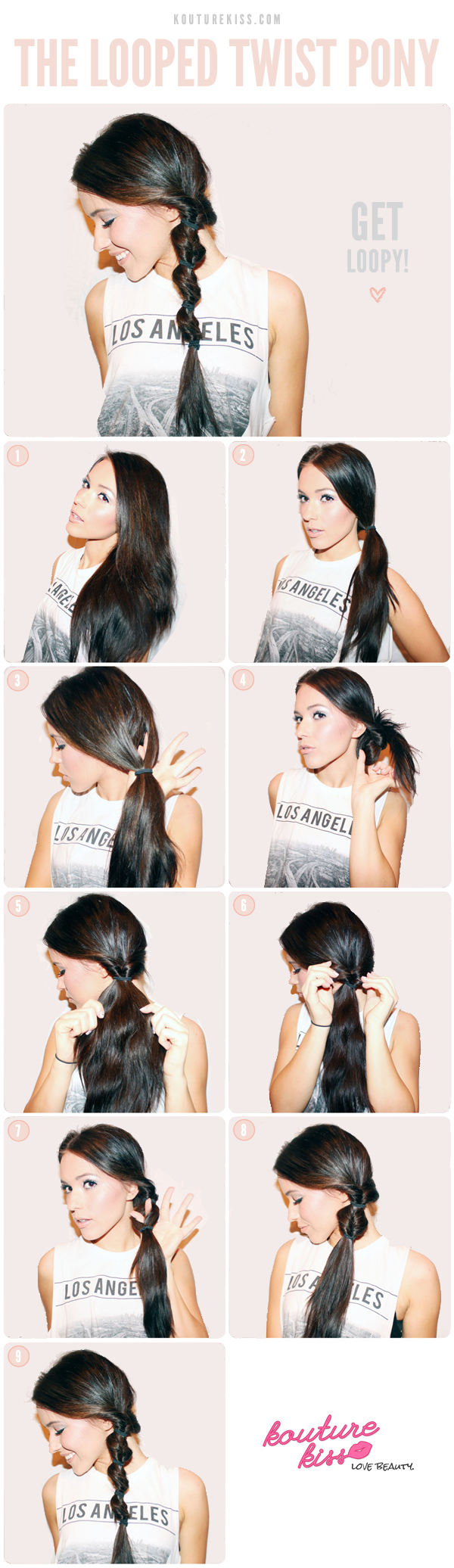 DIY Looped Twist Pony DIY Looped Twist Pony
