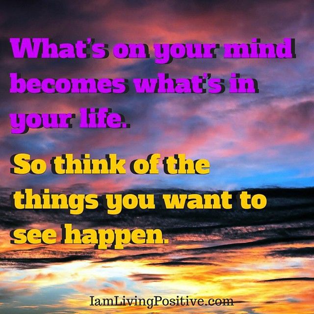 Think of what you want Think of what you want