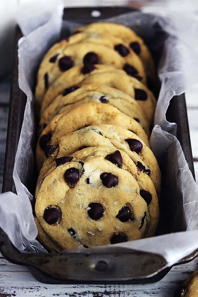 How to make salted caramel chocolate chip cookies