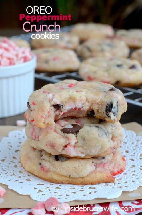 How to make oreo peppermint crunch cookies How to make oreo peppermint crunch cookies