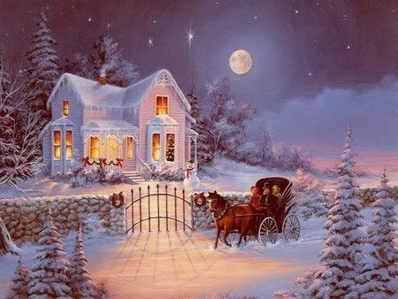 Old Fashion Winter Night