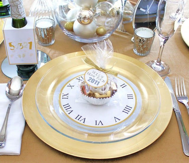New Years Dinner Table New Years Dinner Table