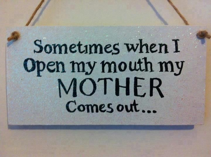 When I open my mouth