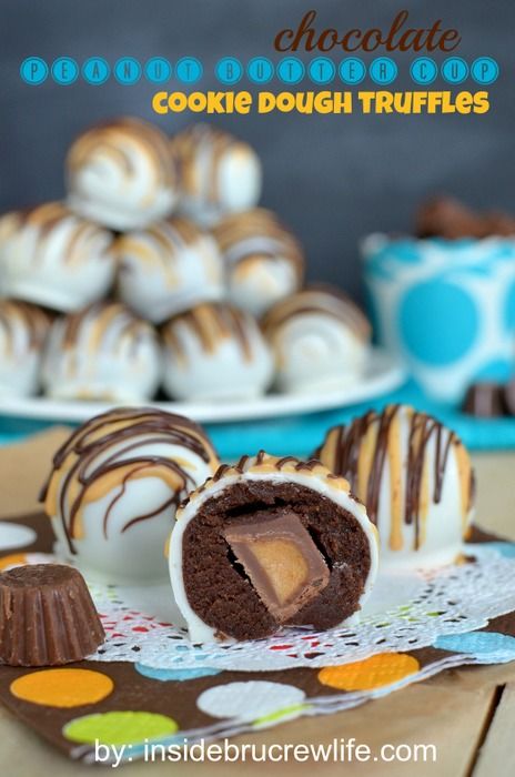 How to make cookie dough truffles How to make cookie dough truffles