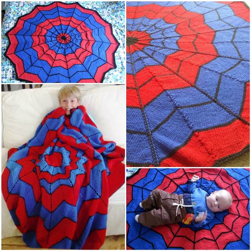 How to make a spiderman blanket