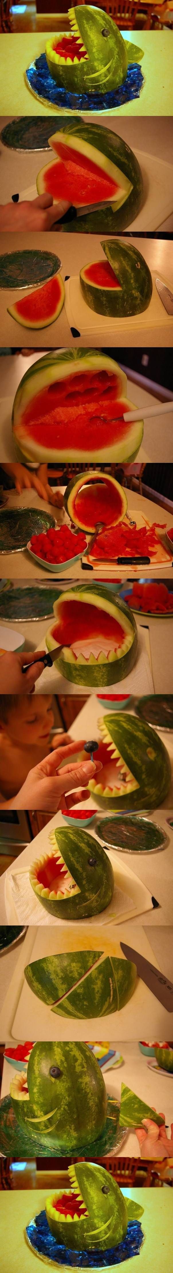 How to make a watermelon shark