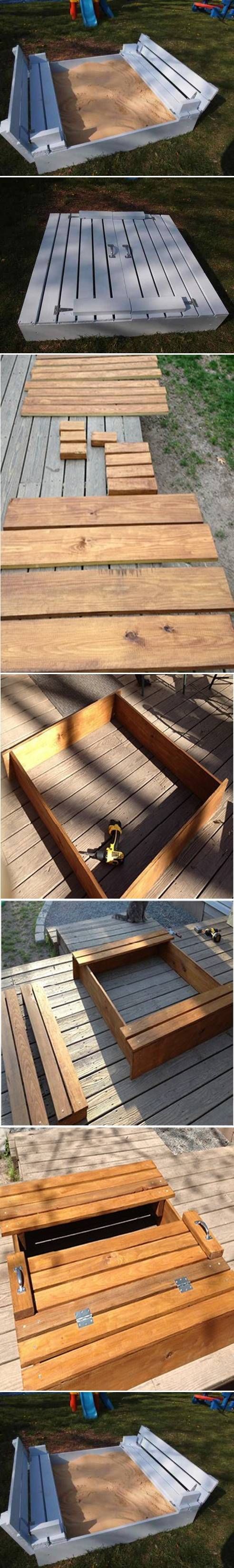 How to make a sandbox for kids