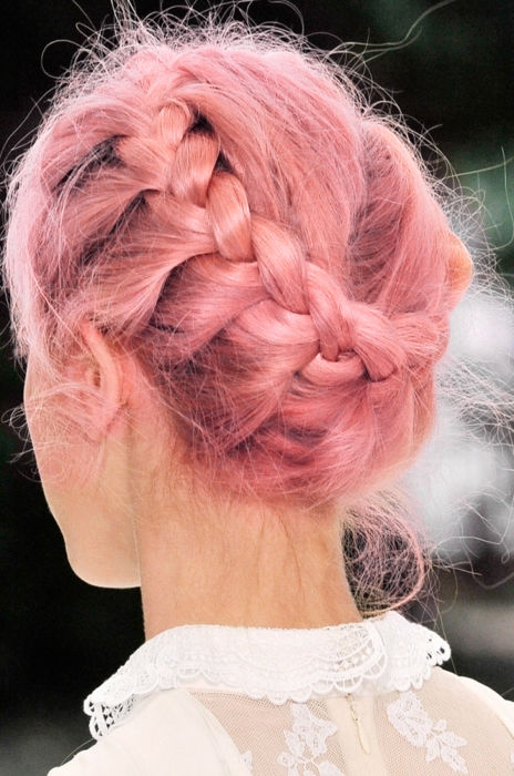 Pink braid wrap Pink braid wrap
