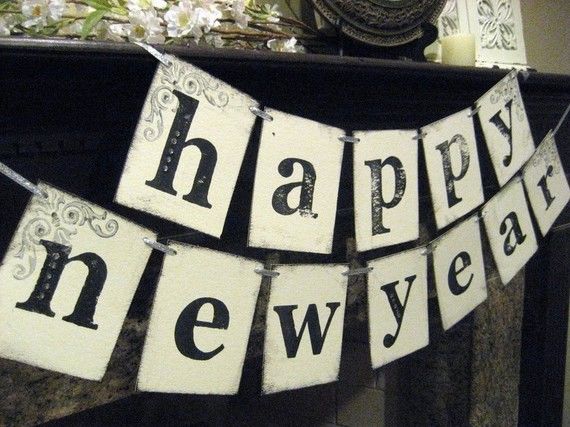 Happy New Year DIY Banner Happy New Year DIY Banner