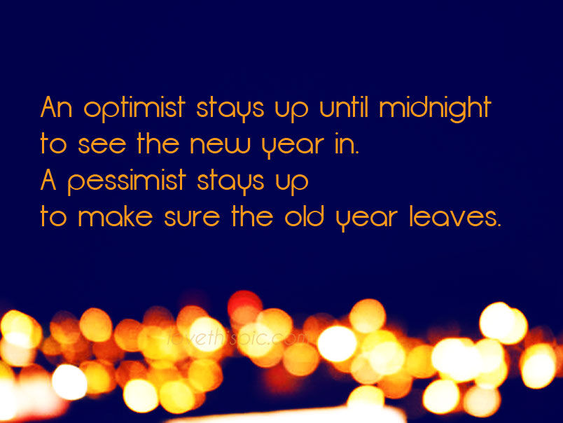 Optimist pessimist 