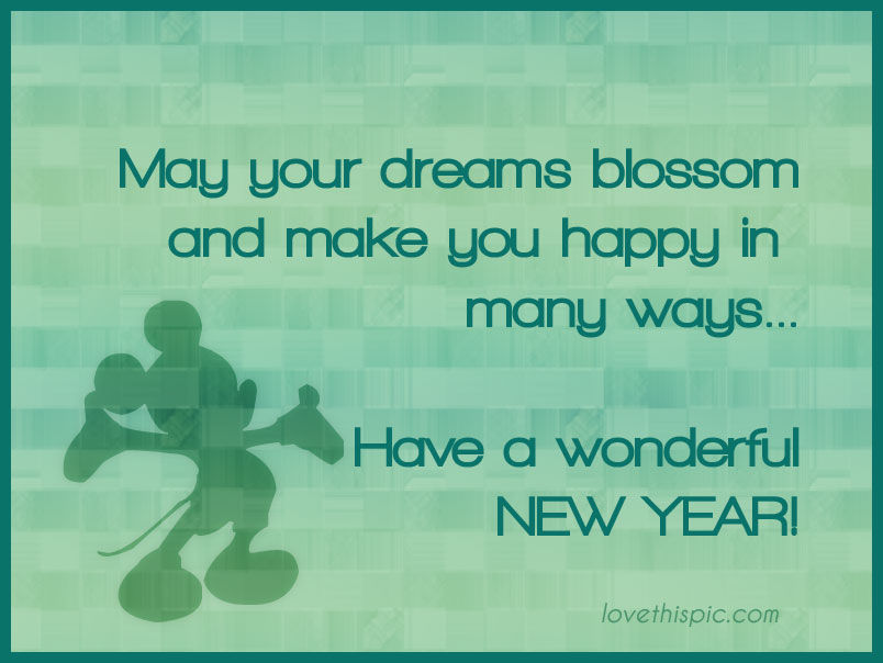 New Year's wishes