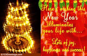 Here's wishing this New Year illuminates your life with lots of joy, happiness and success Here's wishing this New Year illuminates your life with lots of joy, happiness and success