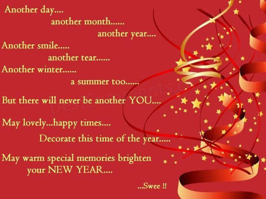 Another day, another month, another year....Happy New Year