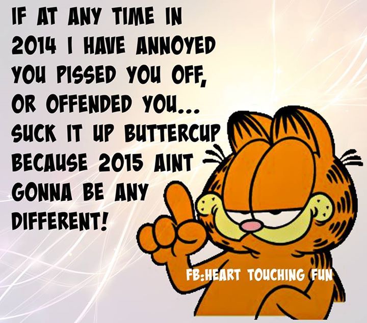 if at any time in 2014 i have annoyed you