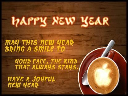 May this New Year bring a smile to your face....Happy New Year