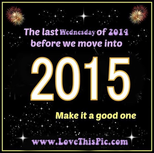 the last Wednesday of 2014