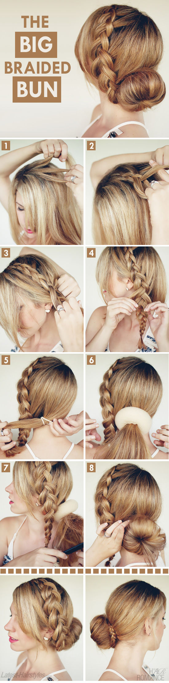 DIY Big Braided Bun DIY Big Braided Bun