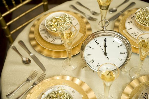 Gold New Years Eve Tablescape Gold New Years Eve Tablescape