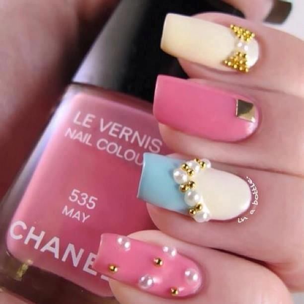Pretty Pastel Nail Art