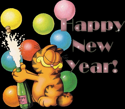 Garfield Happy New Year Garfield Happy New Year