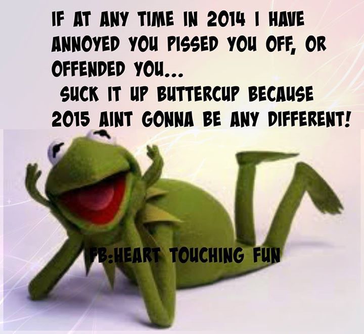 If I annoyed you in 2014